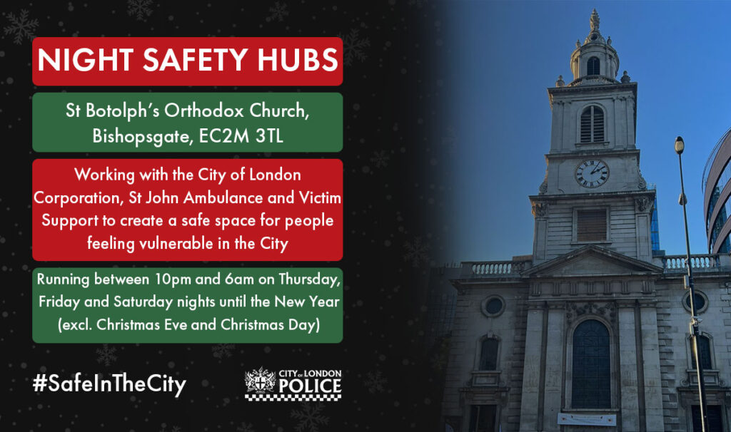Bishopsgate Night Safety Hub Opens
