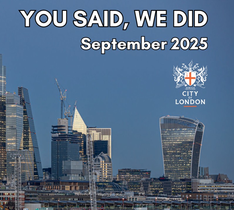 City of London: ‘You Said We Did’ Report