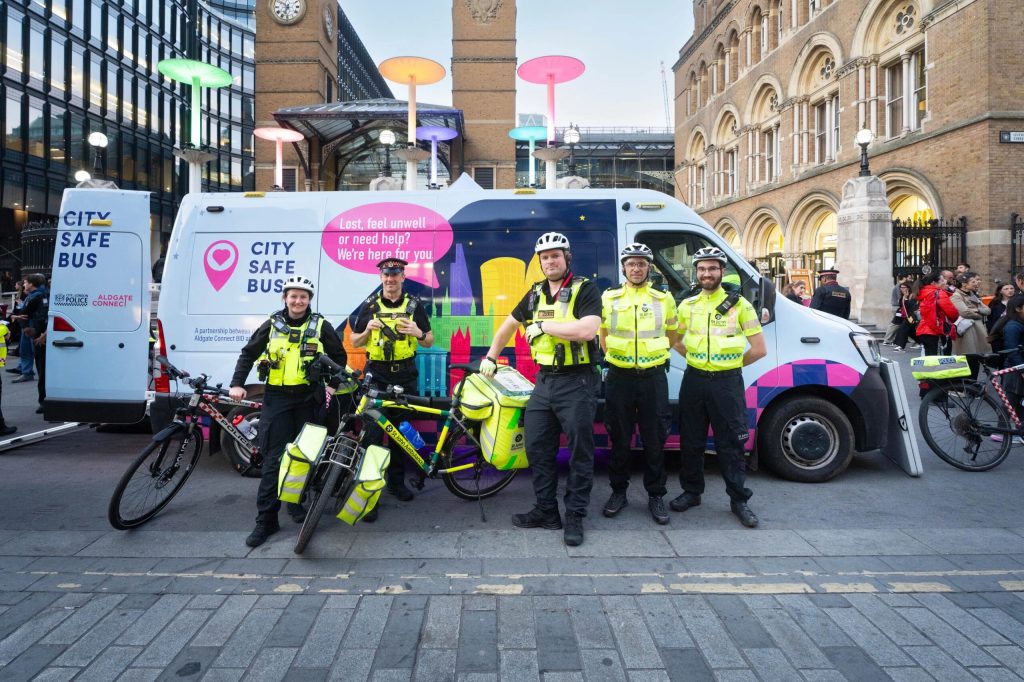 Bishopsgate: Safe City Bus Launched