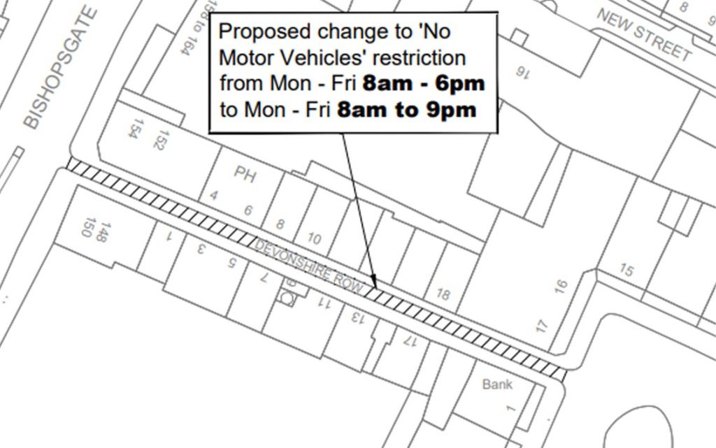 Bishopsgate: Devonshire Row Pedestrianisation Plans