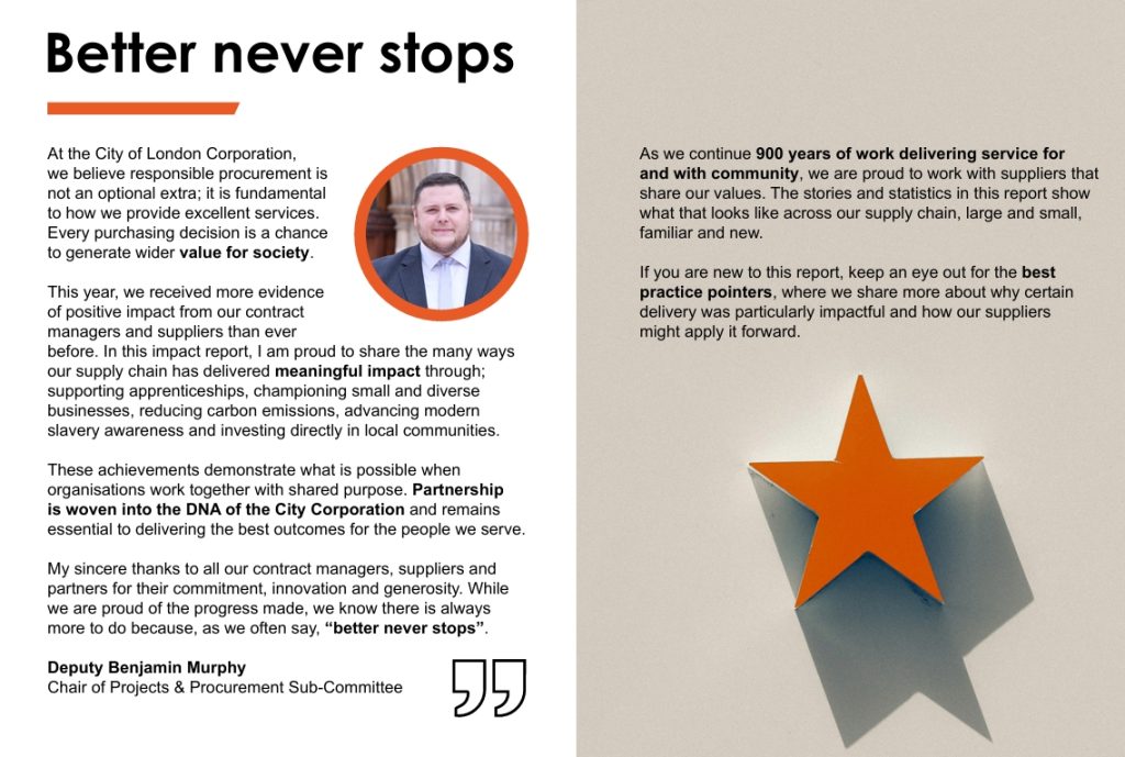 City of London: Responsible Procurement Impact Report 2026